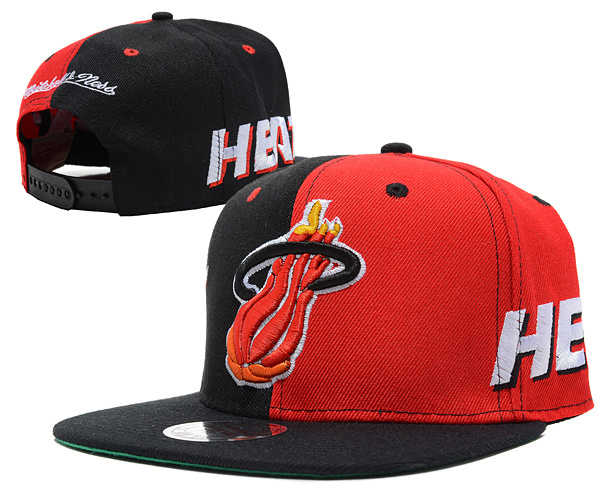 NBA Maimi Heat M&N Snapback Hat id24